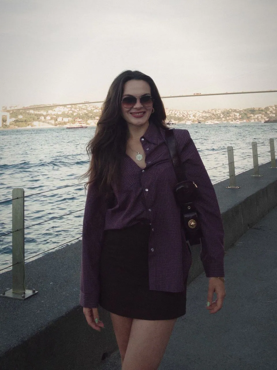 Sema Şengün Boğaz kıyısında